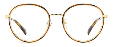 Premium Women Polaroid Eyeglasses: PLD D438/G - Havana Gold - SpecSMART Eye Clinic (Front View)